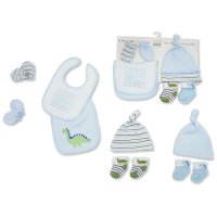 GP-25-1358: Baby Boys 8 Piece Gift Set- Dinosaur