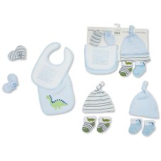 GP-25-1358: Baby Boys 8 Piece Gift Set- Dinosaur