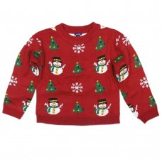 GX477: Kids Christmas Double Knit Jumper (2-9 Years)