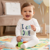 GX502: Baby "I AM ONE" Sleepsuit  (0-12 Months)