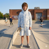 GX520: Boys Tie Dye Hoody Top & Short Outfit  (5-15 Years)