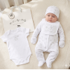 H12775NB: Baby Unisex Hello Little One 6 Piece Mesh Bag Gift Set (NB-6 Months)