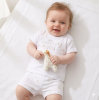 H13274NB: Baby Unisex Giraffe T-Shirt, Shorts & Plush Toy Set - Born In 2026 (0-9 Months)