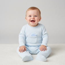 H14052: Baby Turtle Padded Applique All In One On A Satin Padded Hanger (0-9 Months)