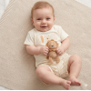 H14309NB: Baby Boys Lion T-Shirt, Shorts & Plush Toy Set (0-9 Months)
