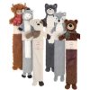 HWB241826: Long Hot Water Bottles with Novelty Cover - Assorted Snuggly Designs