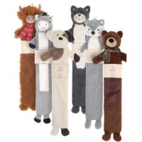 HWB241826: Long Hot Water Bottles with Novelty Cover - Assorted Snuggly Designs