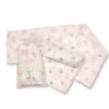 BW-0503-0528P: 2 Pack Muslin Squares In A Gift Bag- Pink