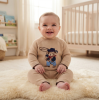 J15520: Baby Boys Knitted 2 Piece Outfit (0-12 Months)