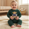 J15729: Baby Boys Knitted 2 Piece Outfit (0-12 Months)