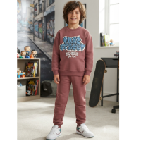 LFX826: Boys Soft Fleece Top & Jog Pant Outfit 
