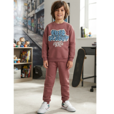 LFX826: Boys Soft Fleece Top & Jog Pant Outfit 
