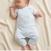 M14257: Baby Boys Waffle Fabric Top & Dungaree Outfit (0-6 Months)