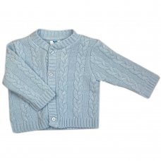 MC7030S: Baby Boys Cable Knitted Cardigan (0-9 Months)