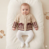 MC8040: Baby Girls Bow cardigan (0-9 Months)