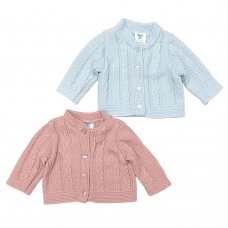 MC900: Premature Baby Cable Knitted Cardigan (2 Colours)