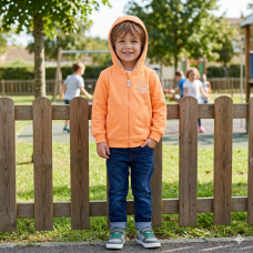 NX606: Neon Zip Thru Hoody Jacket  (1-6 Years)