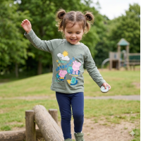 NX757: Girls Peppa Pig Top (1.5-5 Years)