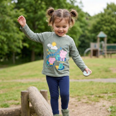 NX757: Girls Peppa Pig Top (1.5-5 Years)