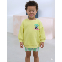 NX764: Minnie Mouse Sweatshirt & Cycle Shorts Set (9 months- 7 Years)