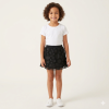 P118-8-9: Girls Floral Mesh Design Skirt (8-9 Years)