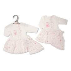 PB-20-362: Premature Baby Girls 2 Pieces Dress Set