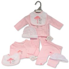 PB-20-395P: Premature Girls 4 Pieces Set - Happy