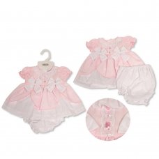 PB-20-586: Premature Baby Dress & Pant Set (3-8 LBS)