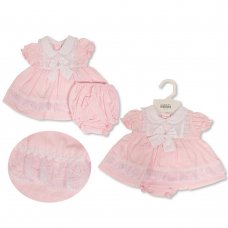 PB-20-589: Premature Baby Dress & Pant Set (3-8 LBS)