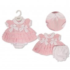 PB-20-591: Premature Baby Dress & Pant Set (3-8 LBS)