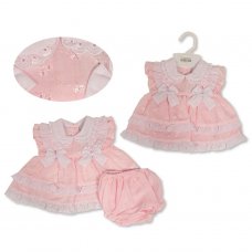 PB-20-592: Premature Baby Dress & Pant Set (3-8 LBS)