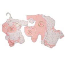 PB-20-736P: Premature Girls 4 Pieces Set - Elephant