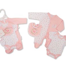 PB-20-738P: Premature Girls 4 Pieces Set - Elephant