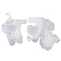 PB-20-738S: Premature Boys 4 Pieces Set - Elephant