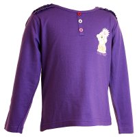 22085L: Girls Lilac Fizzy Moon Top (2-6 Years)