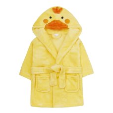 18C631: Baby Novelty Duck Dressing Gown (0-6 Months)