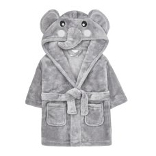 18C511: Baby Novelty Elephant Dressing Gown (6-24 Months)