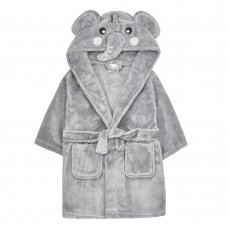 18C513: Infants Novelty Elephant Dressing Gown (2-4 Years)