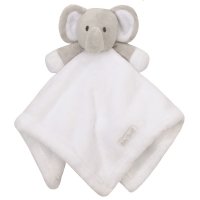 19C197: Baby Novelty Elephant Comforter- White