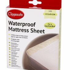 Waterproof Mattress Sheet- Cot/Cot Bed