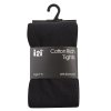 Girls Plain Black Cotton Rich Tights (2-13 Years)
