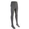 Girls Plain Grey Cotton Rich Tights (2-12 Years)