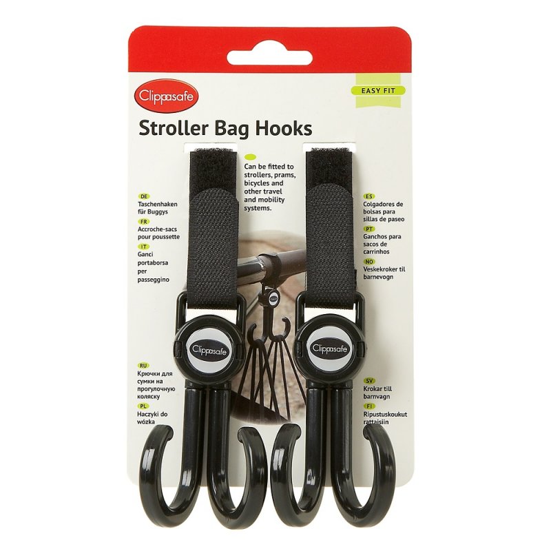 Stroller Bag Hooks (2 pack)