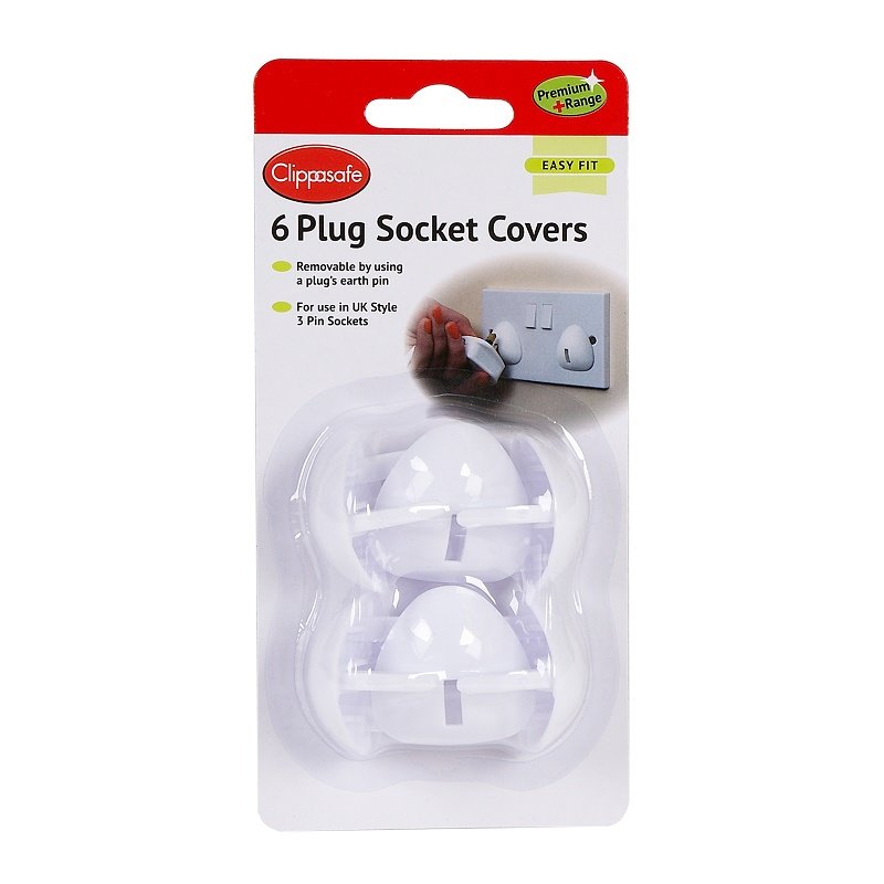 UK Style Plug Socket Covers (6 Pack)