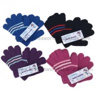 AT642P: Children's Assorted Colours 2 Pack Gloves