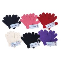 AT64CL: Childrens Assorted Colours Magic Gloves