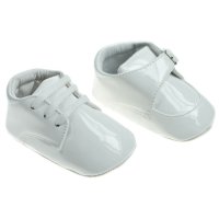 B2174: White PU Shoes (6-15 Months)