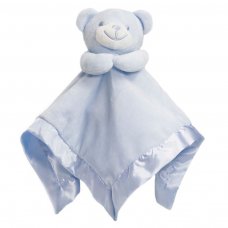 BC21-B: Blue Bear Comforter w/Satin Back