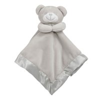 BC21-G: Grey Bear Comforter w/Satin Back