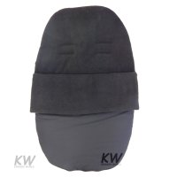 Black Fleece Car Seat Footmuff